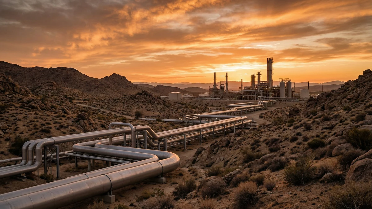 Oil and gas midstream pipeline infrastructure